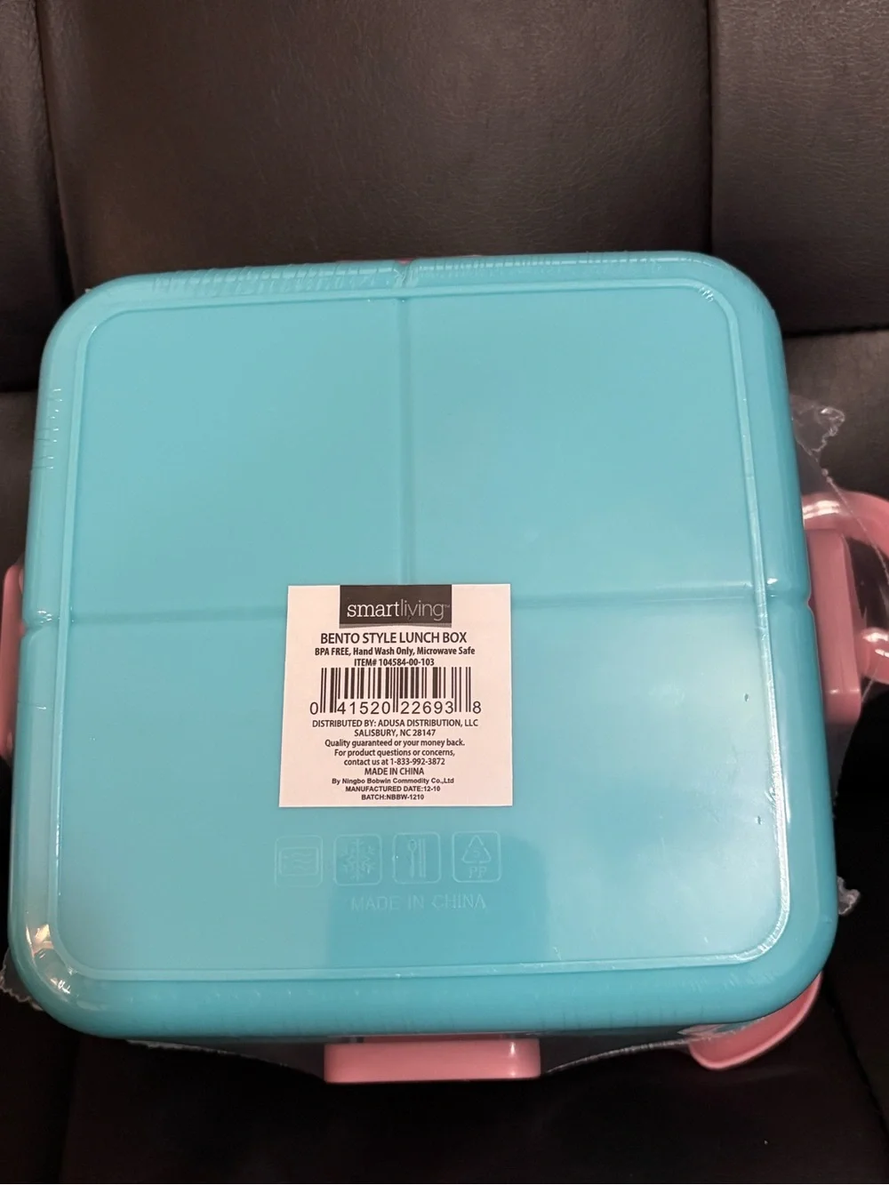 Smart living Elephant pink Bento lunch box new